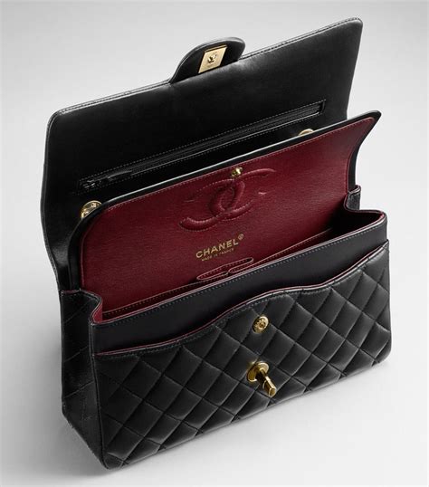 inside chanel flap bag|chanel flap bag price.